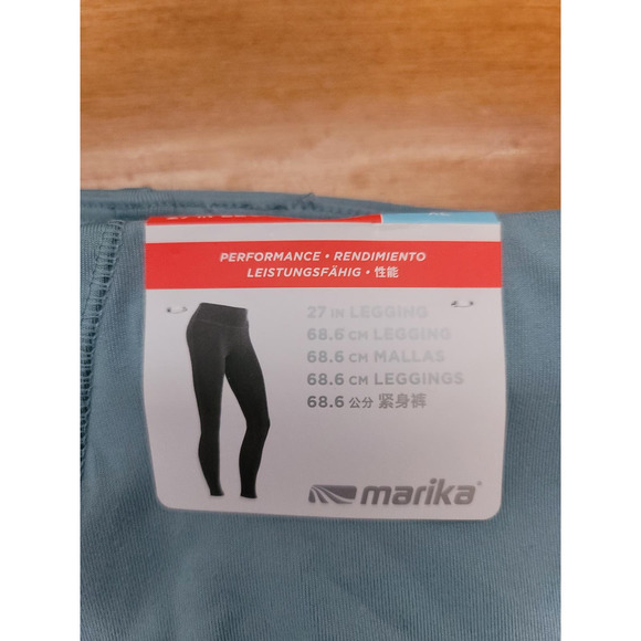 New with tags Marika 27 inch Leggings Sanded Dry Wik Women XL66 - Picture 3 of 8